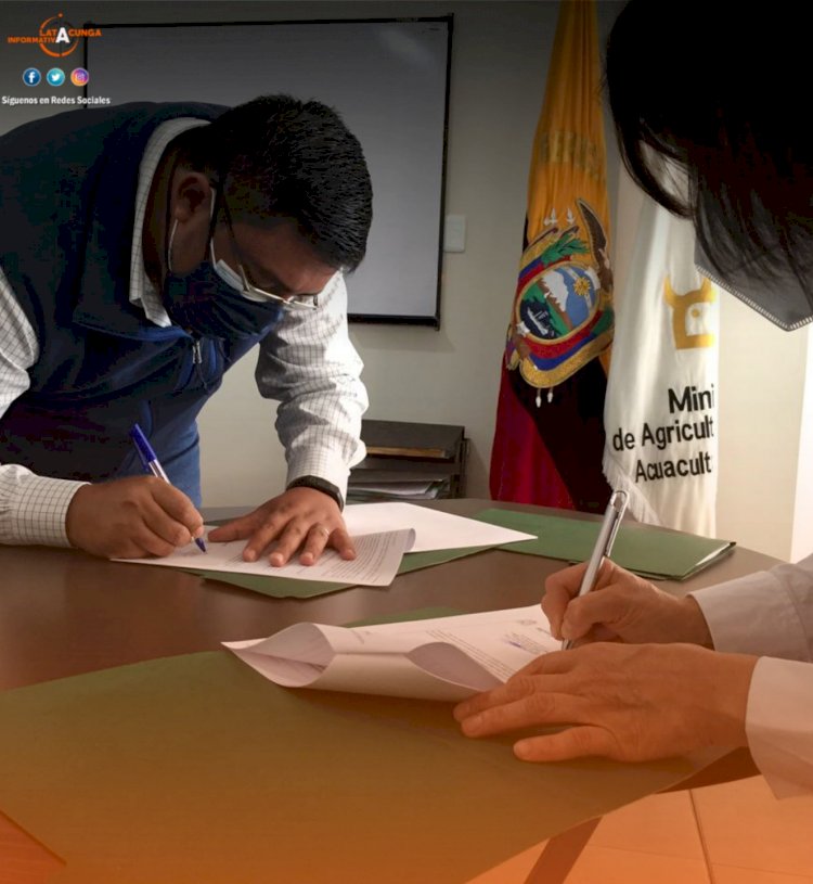 MAG y EkoRural firman carta de compromiso para fortalecer el trabajo productivo en territorio