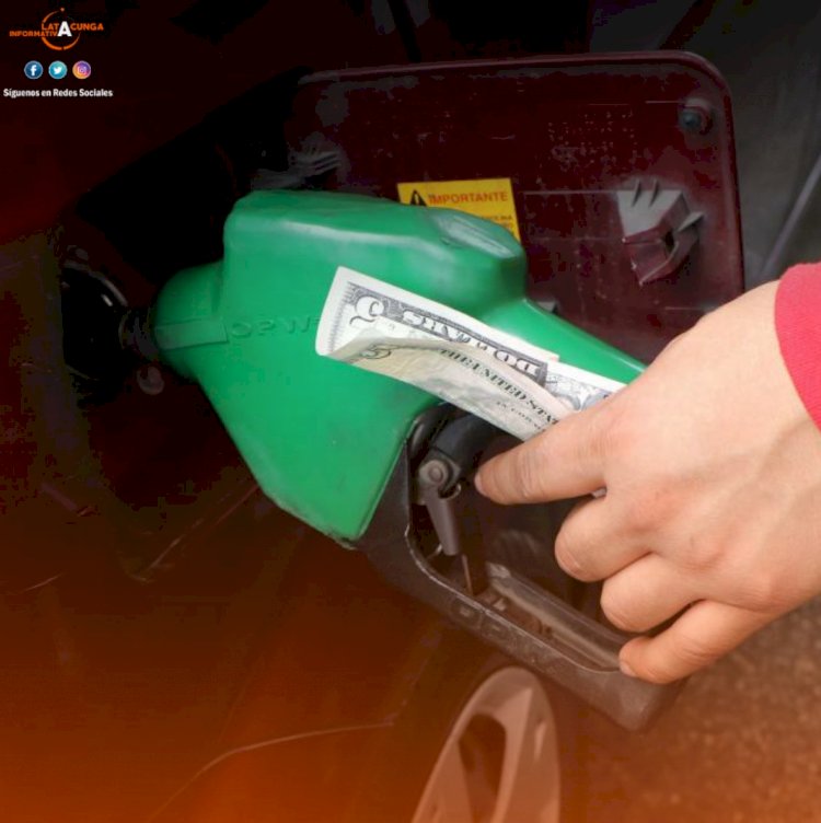 Gasolina sube ocho centavos y diésel cuatro centavos desde el 12 de mayo