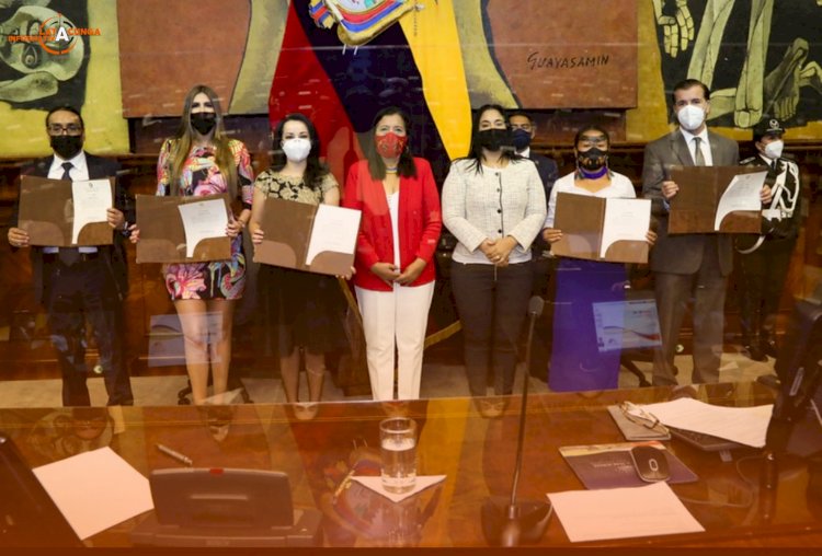Asamblea Nacional posesionó a los integrantes del Parlamento Andino