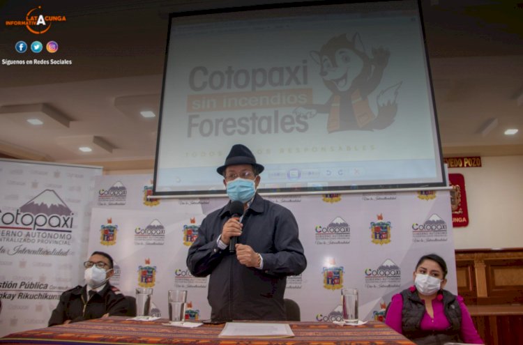 Autoridades presentaron la campaña provincial “Cotopaxi vive sin incendios forestales” 