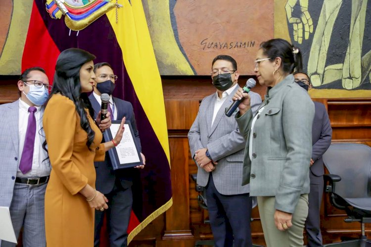 Asamblea Nacional eligió a la asambleísta Yeseña Guamaní, como segunda vicepresidenta de la Legislatura para el período 2021 – 2023.