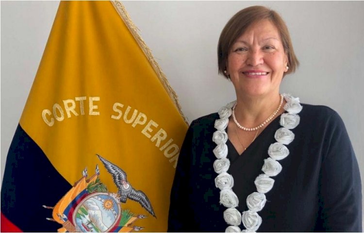 La Doctora Rosario Freire Fierro, fue elegida como Presidenta de la Corte Provincial de Justicia de Cotopaxi