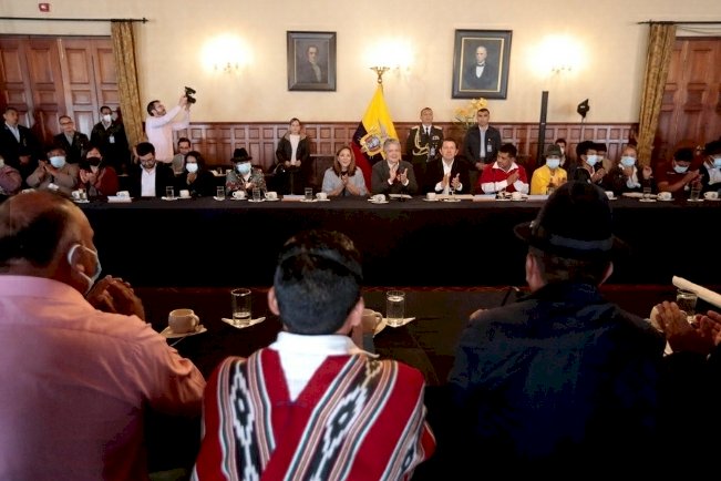 Gobierno de Guillermo Lasso dialoga con todos menos con la CONAIE 