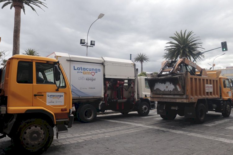 Municipio de Latacunga inicia jornada permanente de limpieza de las calles de la ciudad