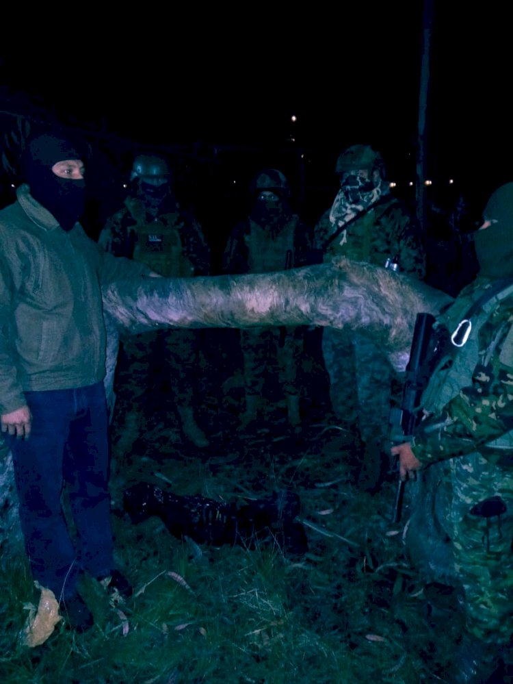 Brigada de Fuerzas Especiales N°9 Patria detectó material bélico encaletado en los exteriores del CRS de Cotopaxi