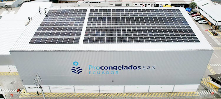 Procongelados aporta a la reducción del CO2 con su nueva planta solar