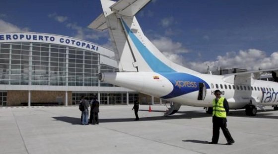 Aeropuerto de Cotopaxi se beneficia con la rebaja de tasas en pasajes internacionales 