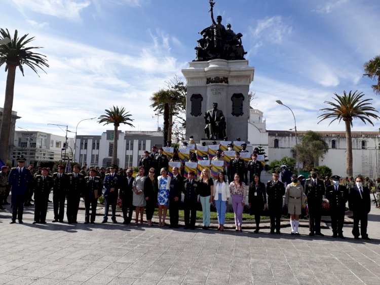 Brigada de Fuerzas Especiales N°9 Patria, realizó ceremonia Cívico-Militar por el "Día de la Bandera Nacional"