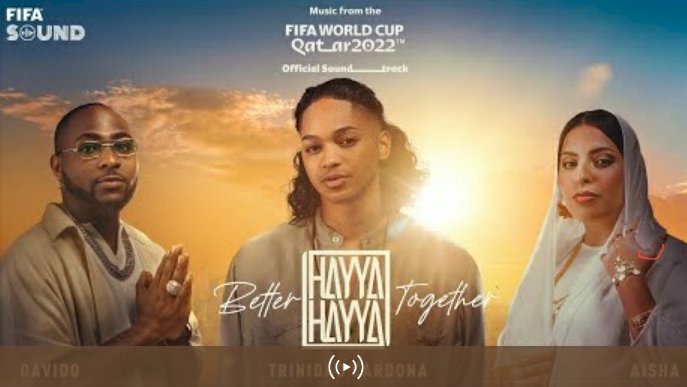Qatar 2022: ¿Qué dice “Hayya Hayya”, canción oficial del Mundial?