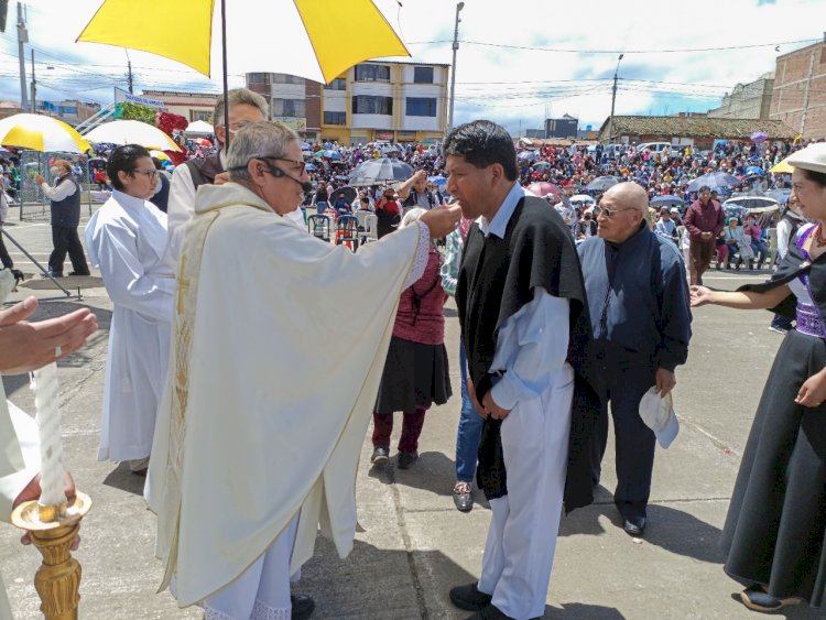 Prefecto de Tungurahua participó en la Peregrinación y Eucaristía en honor a la Virgen de la Elevación 