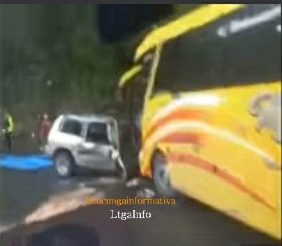 Choque frontal dejó dos heridos en Baños