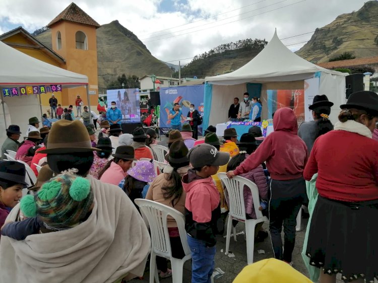 Ferias "Infancia con Futuro"  llegan a cada parroquia de Pujilí, Saquisilí y Sigchos