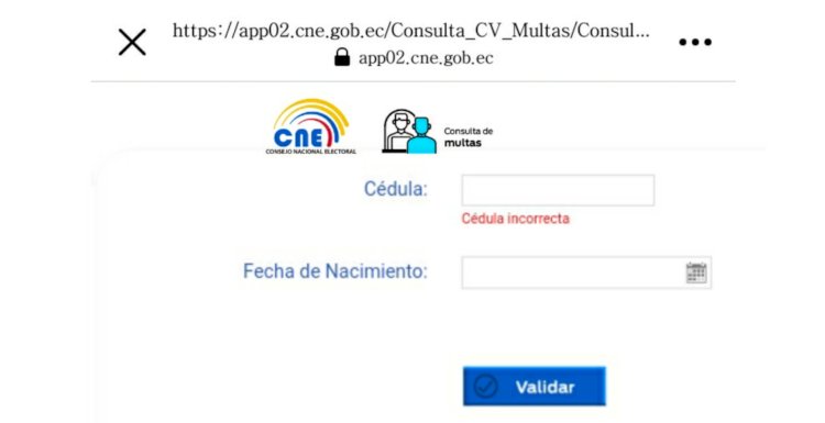 Elecciones Ecuador 2023: así puede consultar si tiene multas pendientes con el CNE