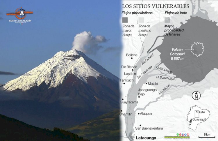 Volcán Cotopaxi: 177 lugares de albergarían a damnificados en caso de erupción