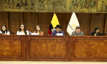 Presidente del Comité de Ética, presentó su proyecto de informe sobre la denuncia contra Guadalupe Llori