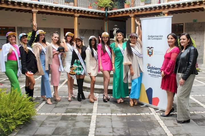 Candidatas a Miss World 2023 Ecuador llegaron a Cotopaxi