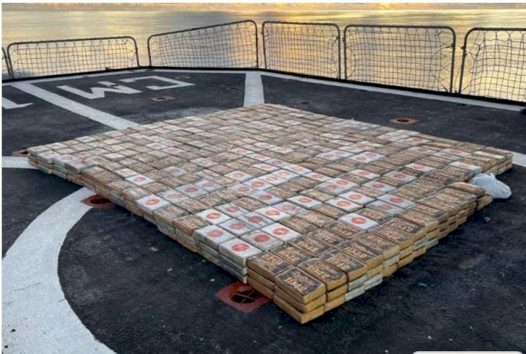 Autoridades detuvieron una lancha con una tonelada de cocaína 