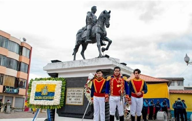 Un día como hoy 2 de mayo de 1822, se conmemora la visita de Antonio José de Sucre a Latacunga 