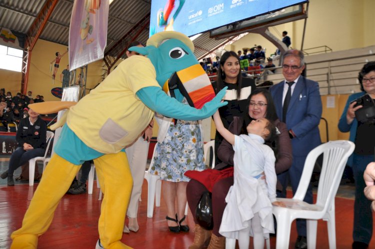 En Cotopaxi inició campaña de inmunización por un "Ecuador libre de poliomielitis, sarampión y rubeola 2023