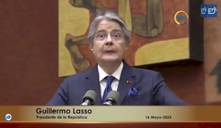 Guillermo Lasso finaliza su defensa en el Pleno de la Asamblea
