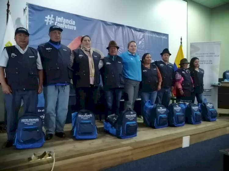 Distrito de Salud Pujilí-Saquisilí-Sigchos entrega Kits a Vigilantes Comunitarios