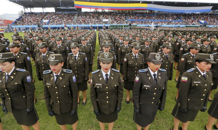El Gobierno del Ecuador recibió una Policía con 52.000 efectivos. En junio estarán operativos alrededor de 65.000