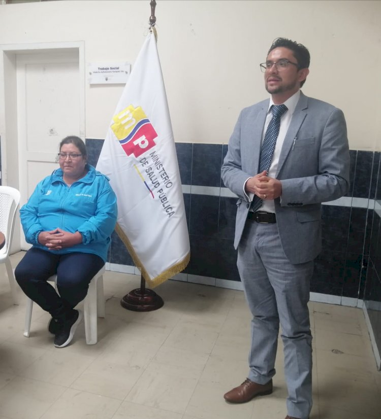 Fernando Zumba es el nuevo director Distrital de Salud en Pujilí-Saquisilí-Sigchos