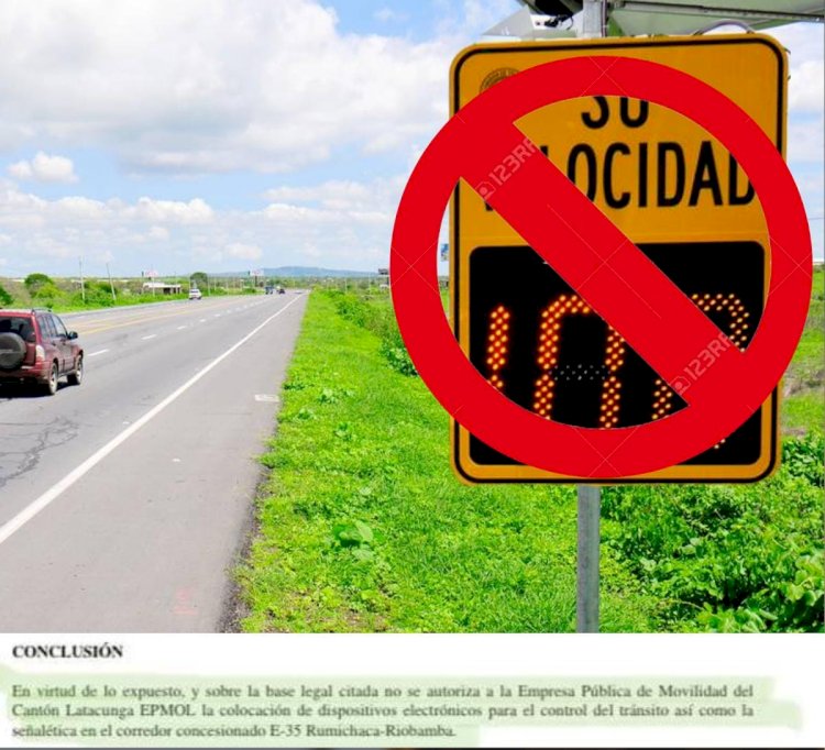 NO se autoriza a la Empresa Pública de Movilidad de Latacunga EMPOL la colocación de dispositivos electrónicos para el control de tránsito en la  E-35 