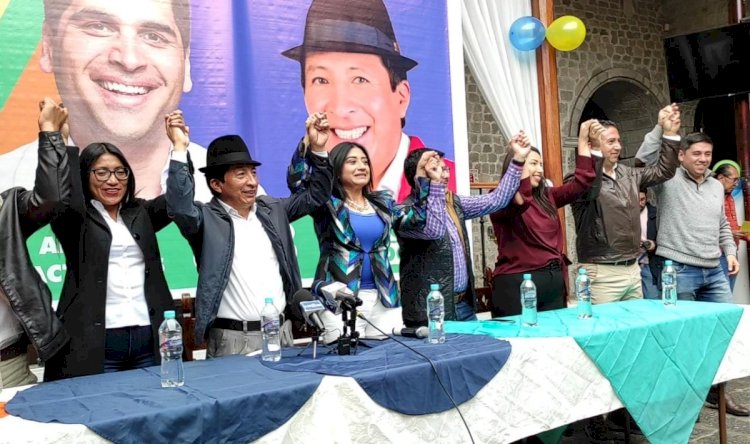 Candidatos a la Asamblea por Cotopaxi por la alianza 8-23 fueron presentados en Latacunga 