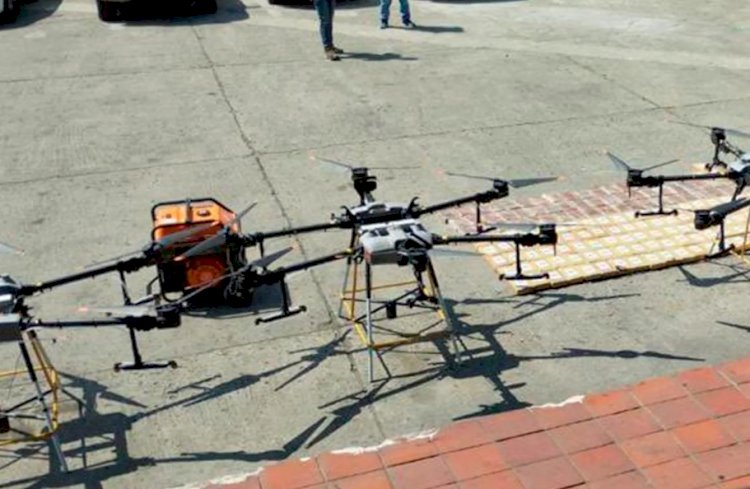 Decomisan drones que intentaban entrar armamento a la Penitenciaría