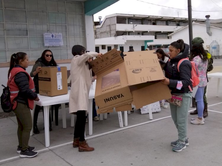 Cotopaxi realizó con éxito el Segundo Simulacro Nacional de Elecciones Anticipadas 2023