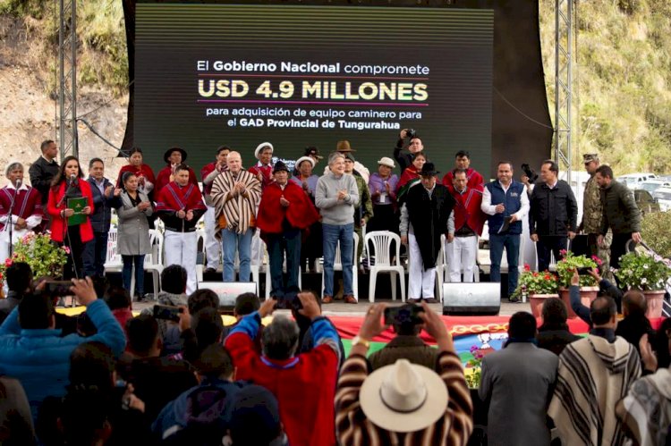 Con financiamiento del BDE por USD 31.5 millones se ejecutarán dos proyectos en la provincia de Tungurahua  