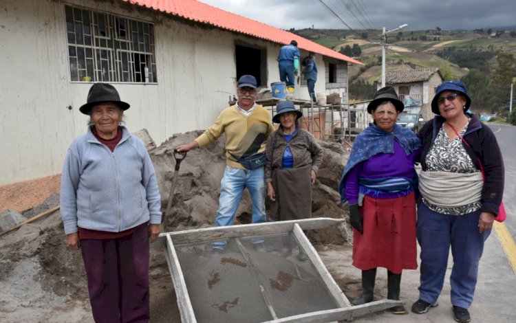 Capilla de Cusubamba se reconstruye con apoyo del GAD Municipal de Salcedo