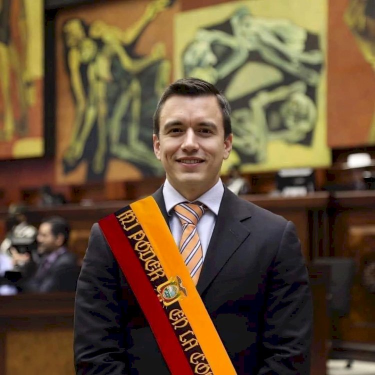 Daniel Noboa se convirtió en el nuevo Presidente del Ecuador