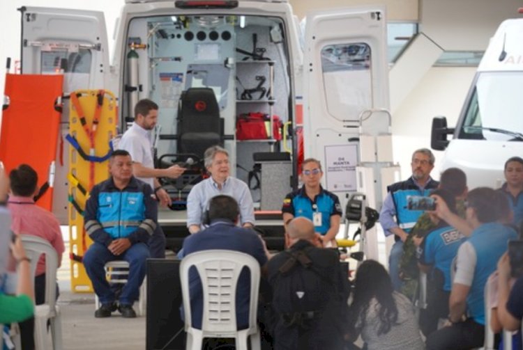 186 nuevas ambulancias para el país, el gobierno entregó hoy las primeras 25