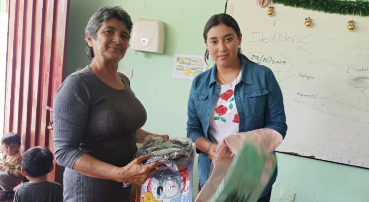 Patronato Provincial entrega kits de vestimenta a los sectores más vulnerables del cantón Pangua