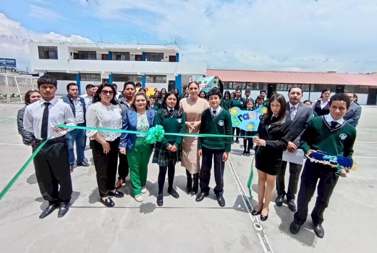 Nueva infraestructura educativa en Tungurahua con más de 215 mil  dólares de inversión