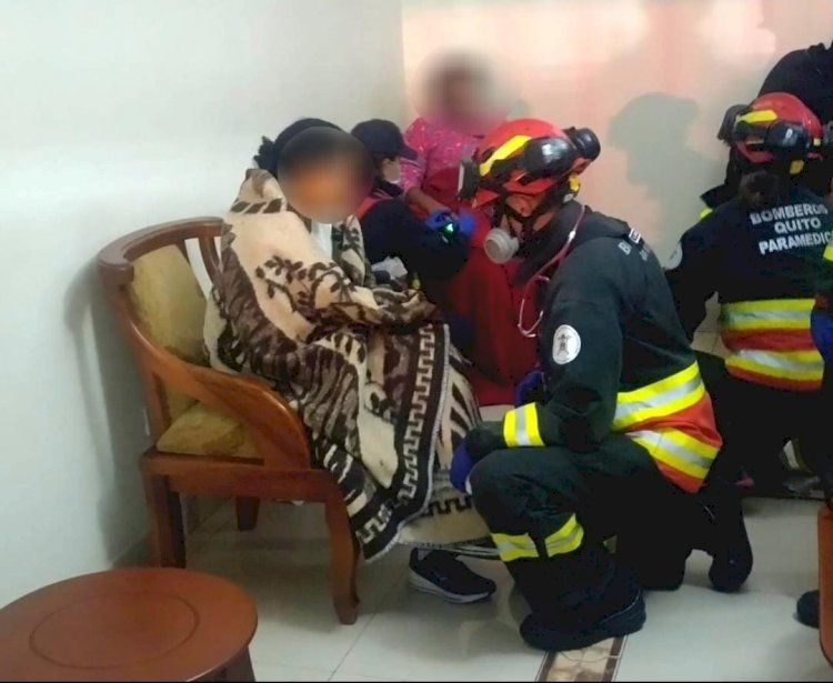 ECU 911 coordinó la atención de siete personas por intoxicación de monóxido de carbono en Quito 