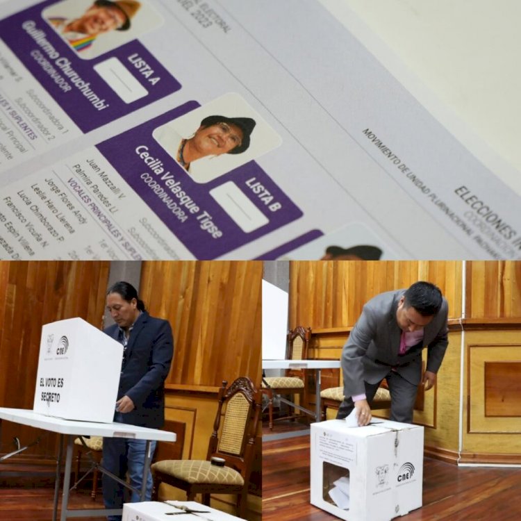 CNE garantizó el desarrollo técnico y pacífico de las elecciones internas de Pachakutik