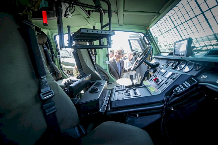 El Gobierno del Ecuador fortalece las capacidades de las fuerzas armadas con 15 vehículos blindados 4x4 