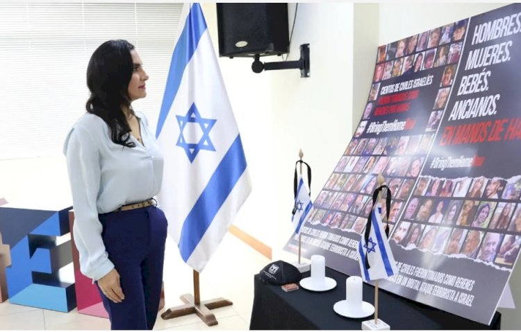 Vicepresidenta Verónica Abad se presentó en la Embajada de Ecuador en Tel Aviv