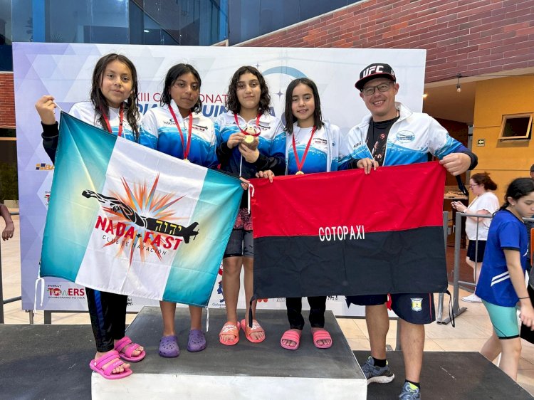 Éxito para Cotopaxi en el XIII Campeonato Nacional de Natación