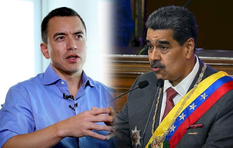Nicolás Maduro ofrece asesoría en seguridad a Daniel Noboa