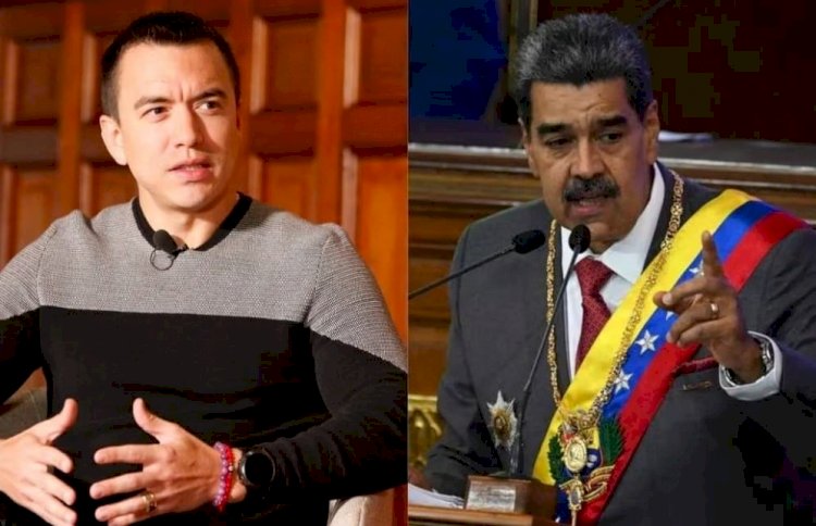 ‘Gracias, pero no, gracias’, respondió Daniel Noboa a Nicolás Maduro, quien le ofreció asesoría en seguridad