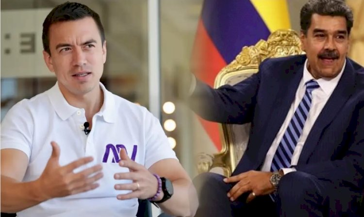 Maduro rechaza «amenazas» de Noboa y le sugiere ocuparse de la crisis en Ecuador.