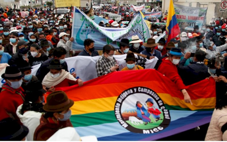 Movimiento indígena convoca primera movilización contra gobierno de Daniel Noboa