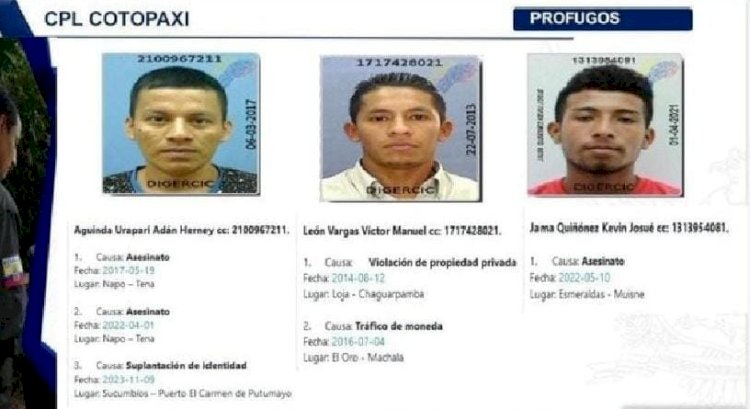 FFAA confirma la fuga de tres privados de libertad de la cárcel de Cotopaxi