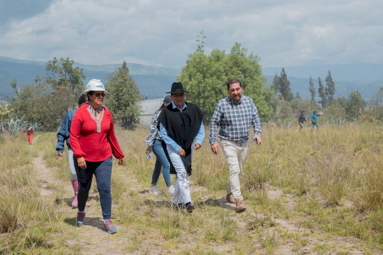 Prefecto de Tungurahua  y Cotopaxi visitaron el Canal de Riego Biprovincial Latacunga-Salcedo-Ambato sector “Salache – Angamarca”