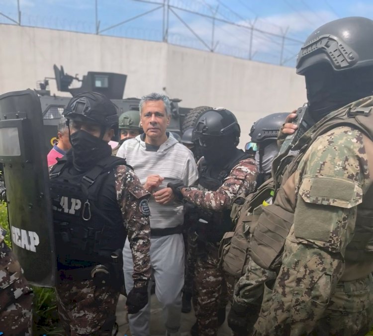 Jorge Glas ingresó a la cárcel La Roca en Guayaquil